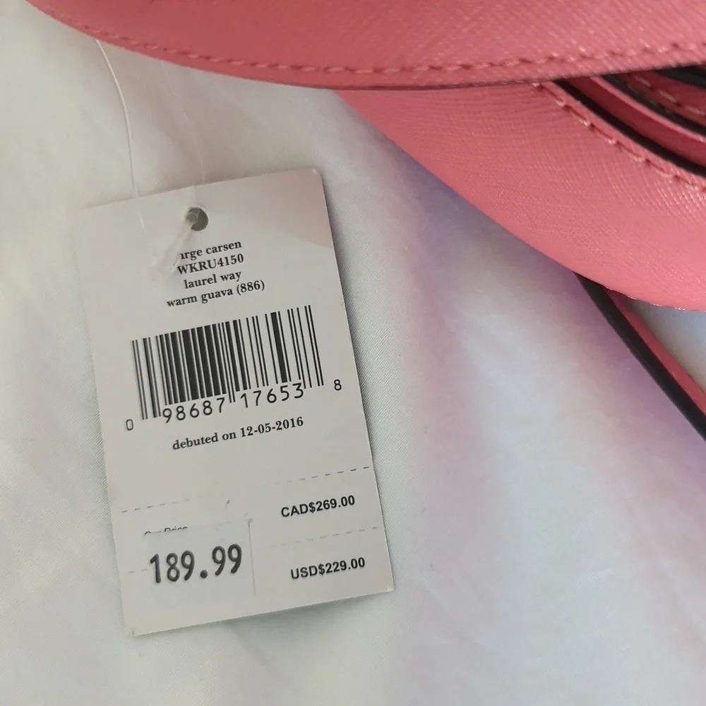 Kate Spade Pink Small Crossbody bag. - Picture 5 of 10
